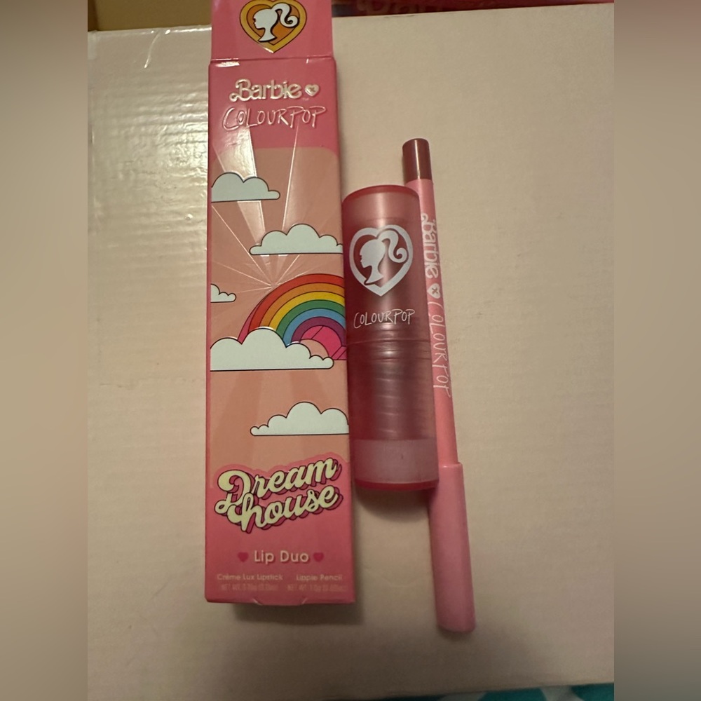 Colourpop limited edition Barbie dream house lip duo